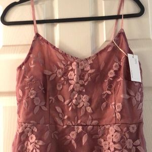 High low floral dress